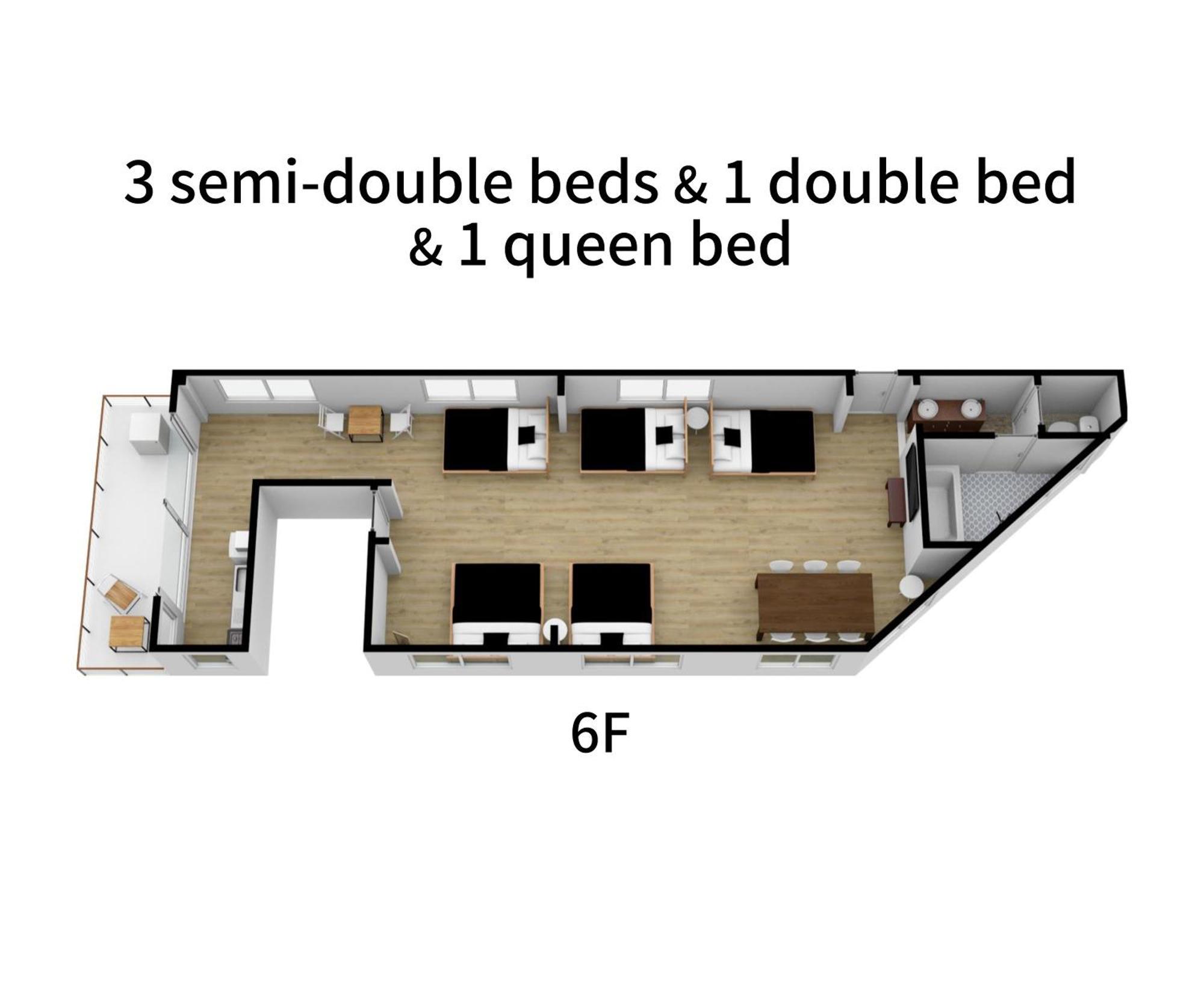 Aparthotel U.House Ōsaka Zimmer foto